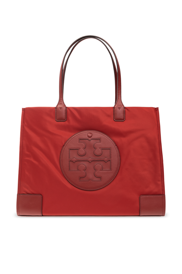 studded baroque print tote bag Red Ella shopper bag Tory Burch IetpShops TW